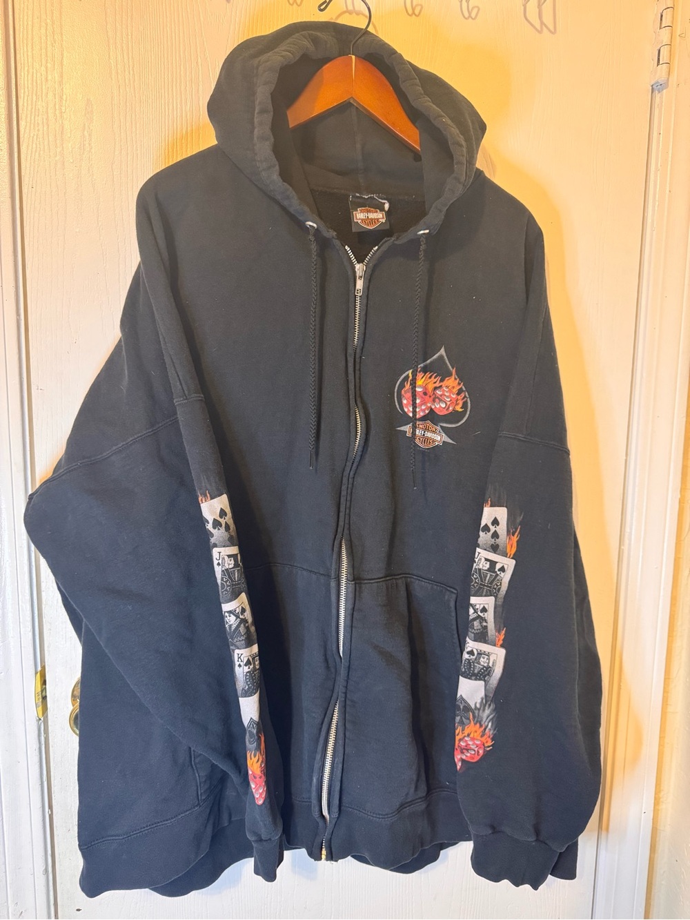 Vintage Harley Davidson Zip Jacket